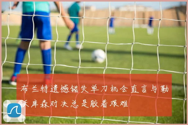 布兰特遗憾错失单刀机会直言与勒沃库森对决总是胶着艰难